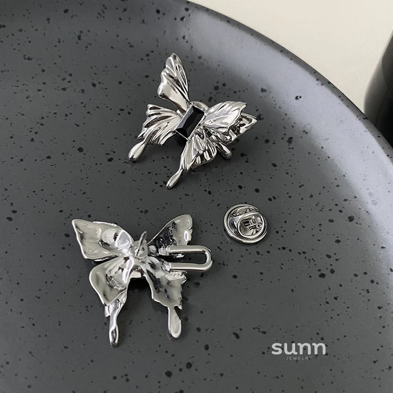 Mckinsley Crystal Butterfly Pin