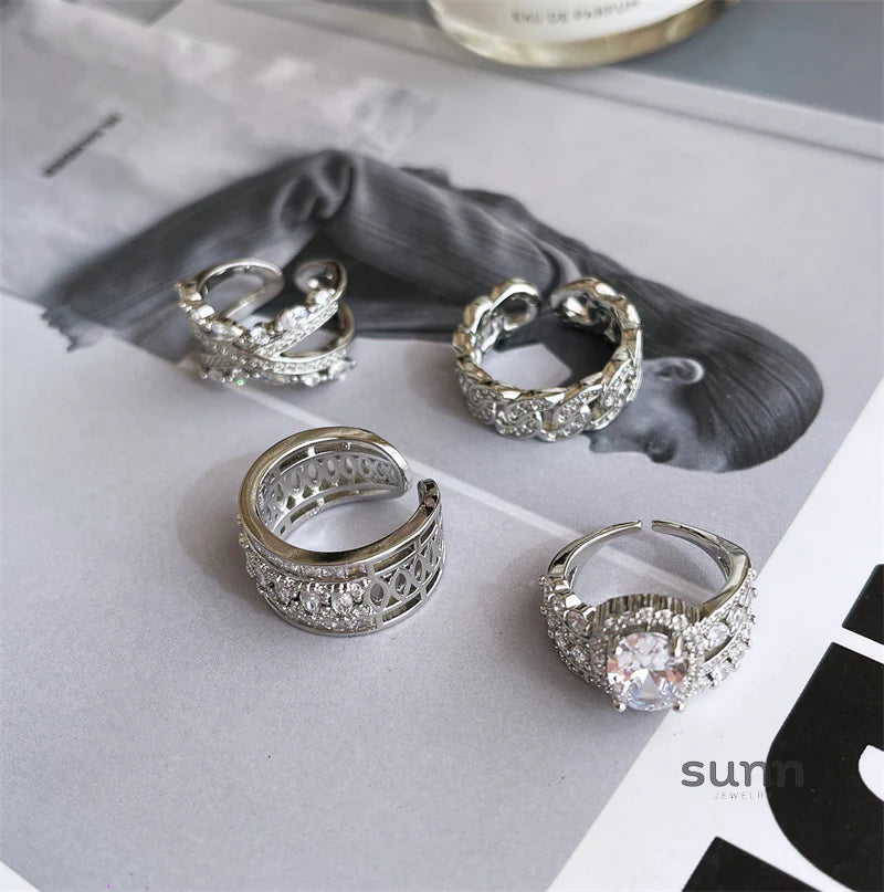Mckynzie Sparkling Open Ring