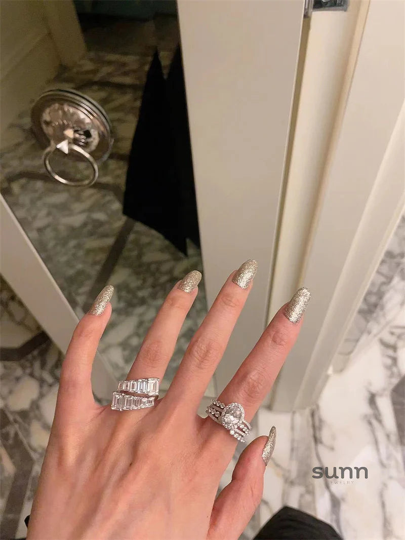 Mckynzie Sparkling Open Ring