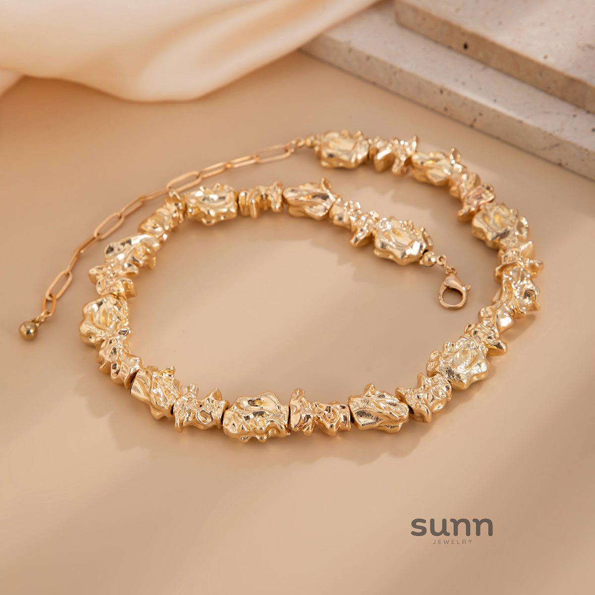Meagan Molten Metal Jewelry Set [E22XC5QX]
