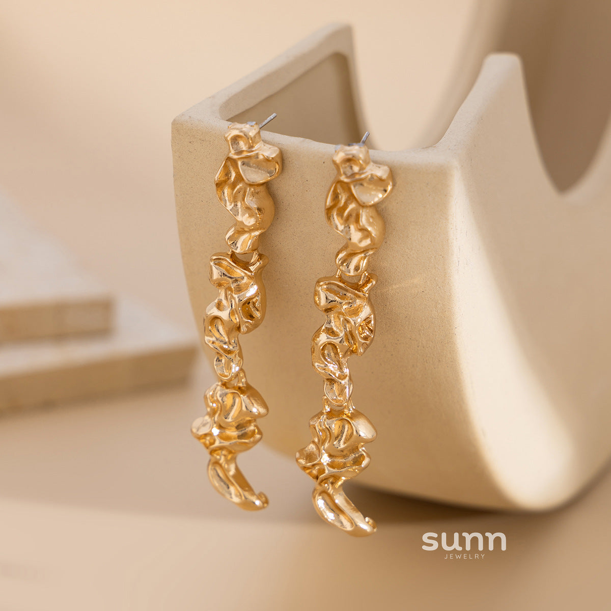 Meagan Molten Metal Jewelry Set [44IP0M6Y]