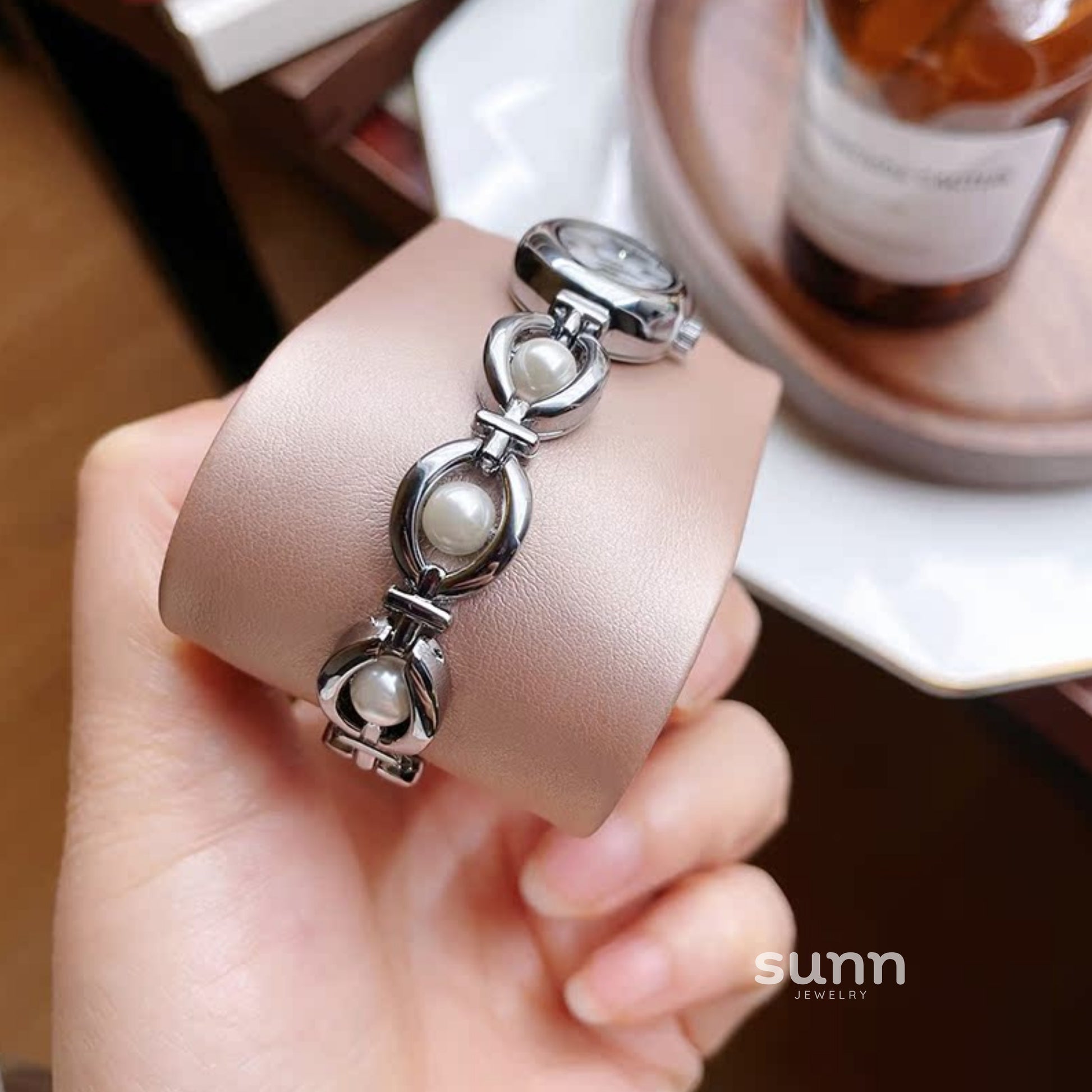Mecca Pearl Bracelet Watch [I2K55PDX]