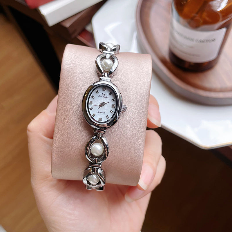 Mecca Pearl Bracelet Watch [YK1222NI]
