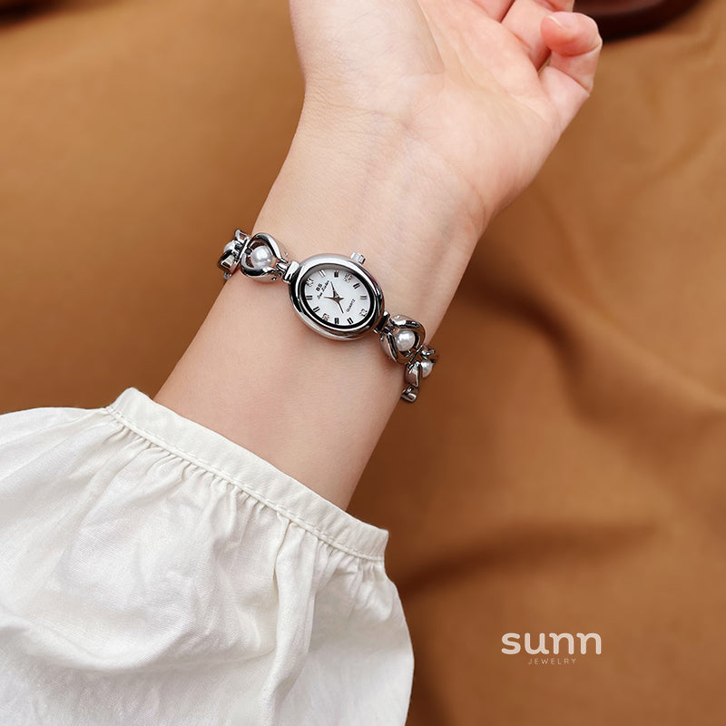 Mecca Pearl Bracelet Watch [3N54NDNN]