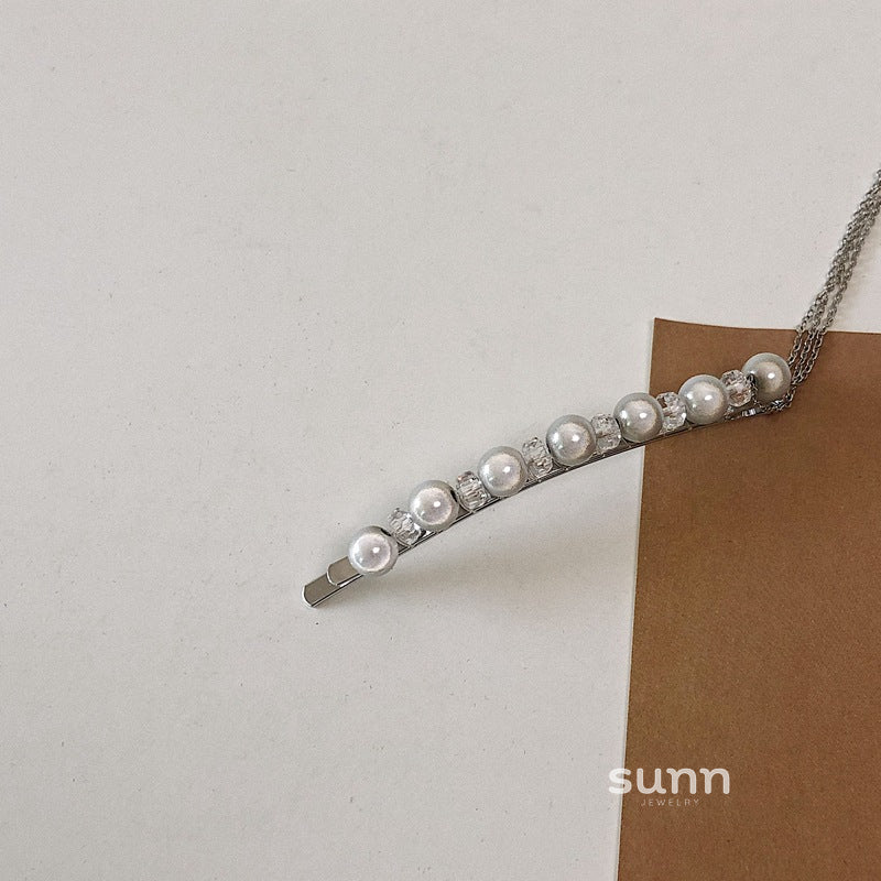 Meela Pearl Cascade Hair Clip