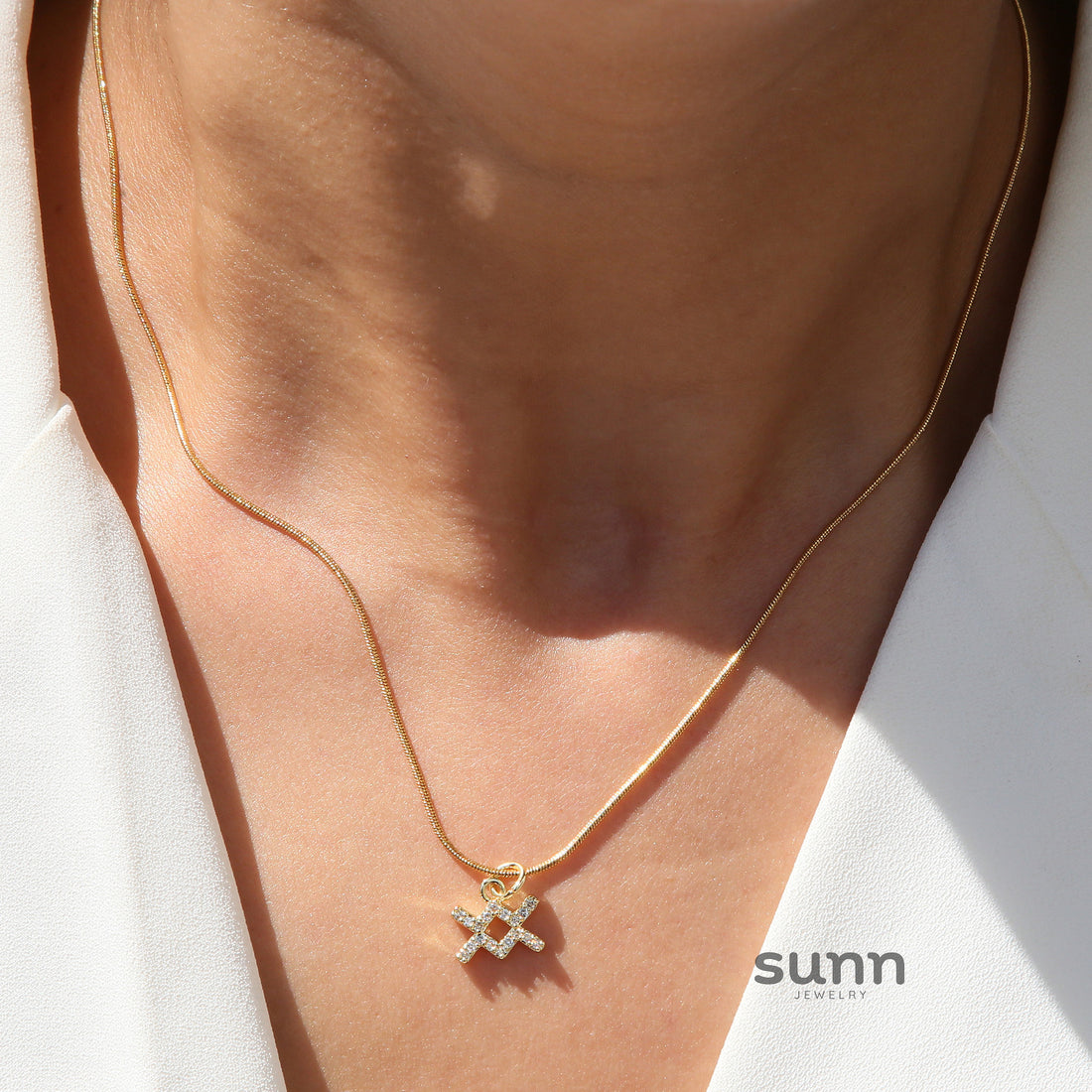 Meena Delicate Zodiac Necklace [9MGMYBK6]