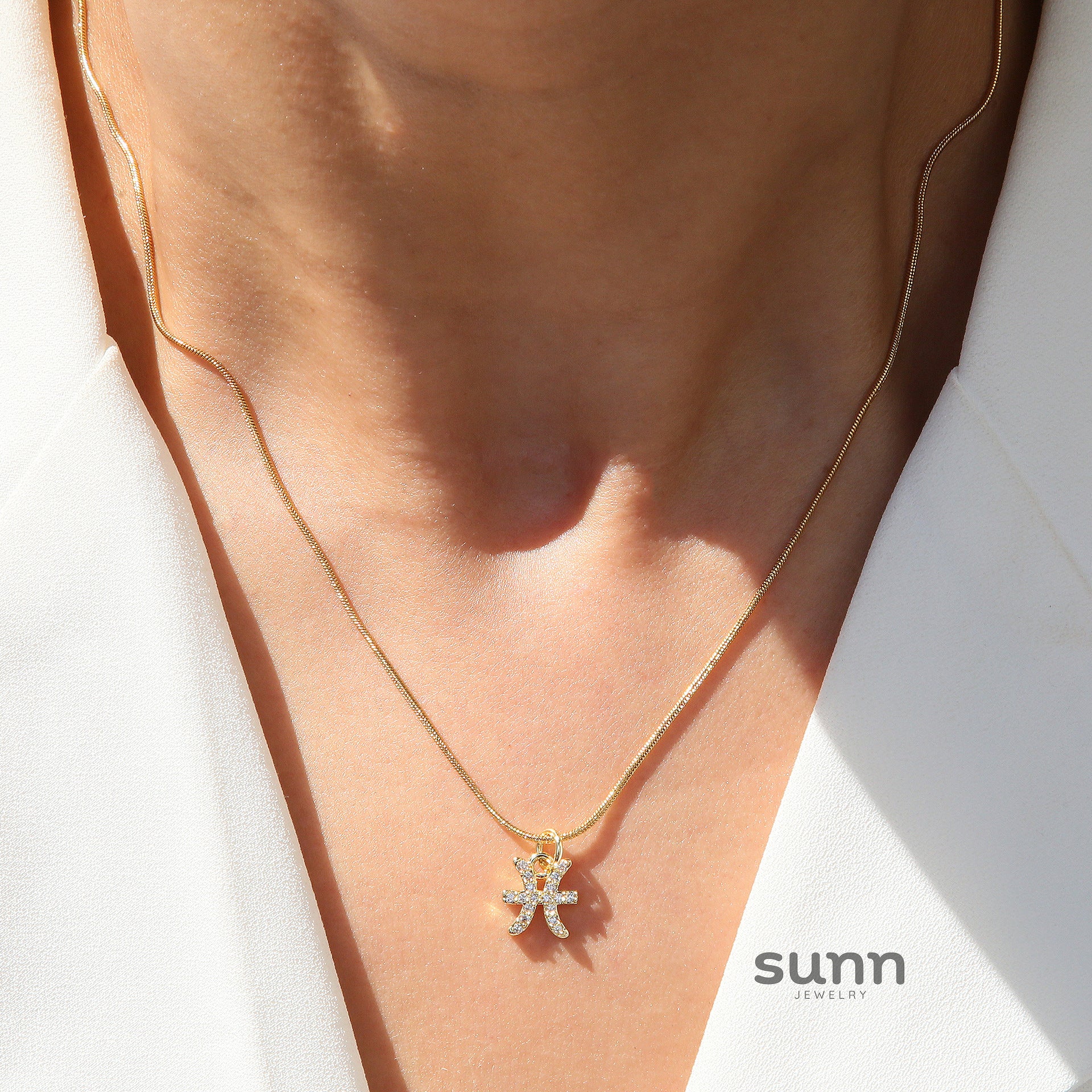 Meena Delicate Zodiac Necklace [LCRTIHYL]