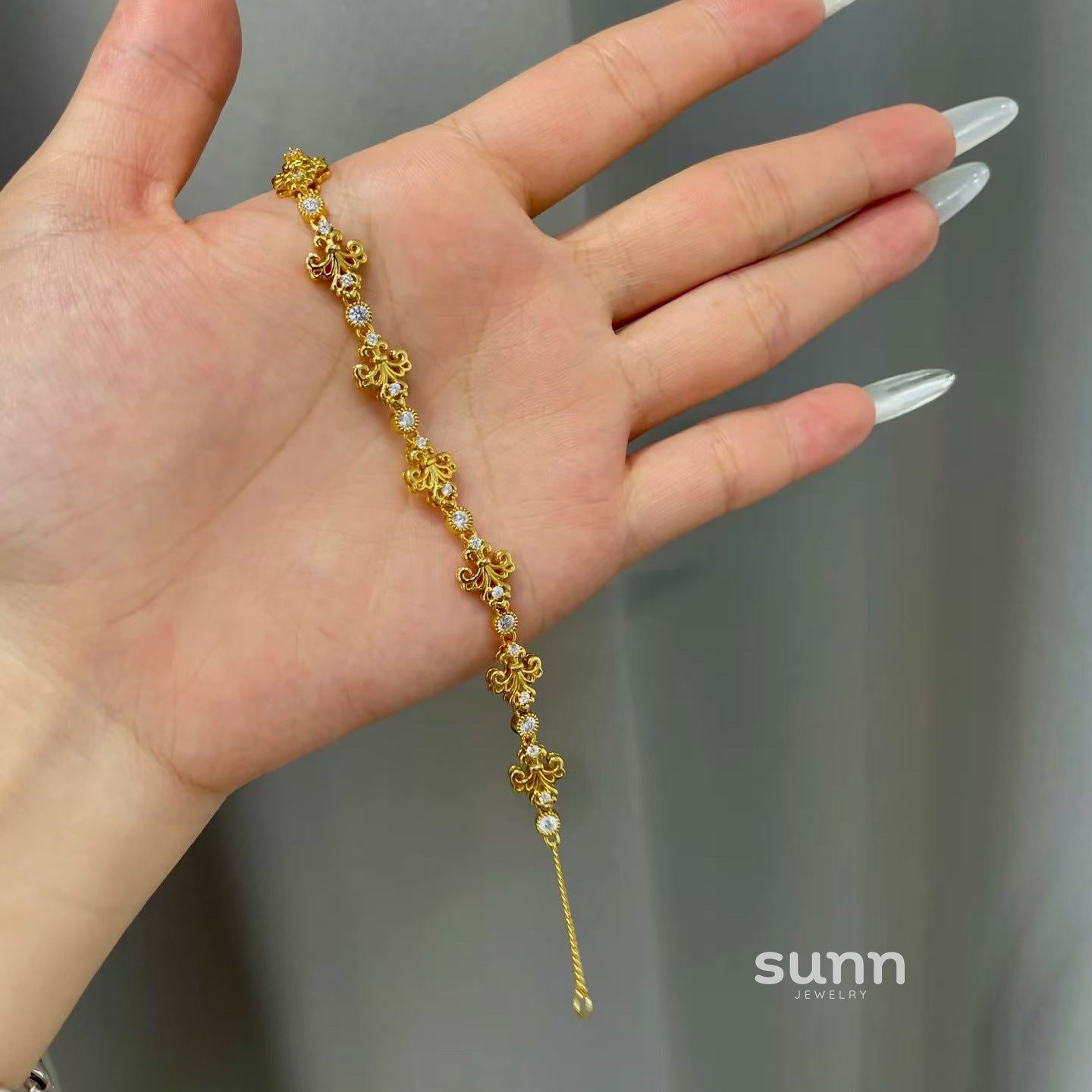 Meena Iris Zircon Bracelet [X0H1QWW0]