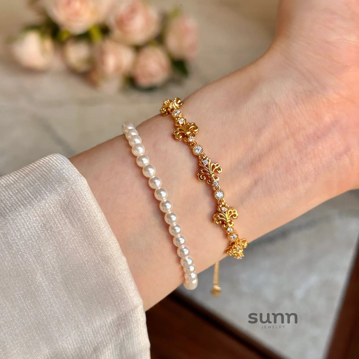 Meena Iris Zircon Bracelet [ODY2XMV6]