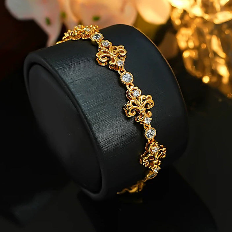 Meena Iris Zircon Bracelet [VJMK5LLL]