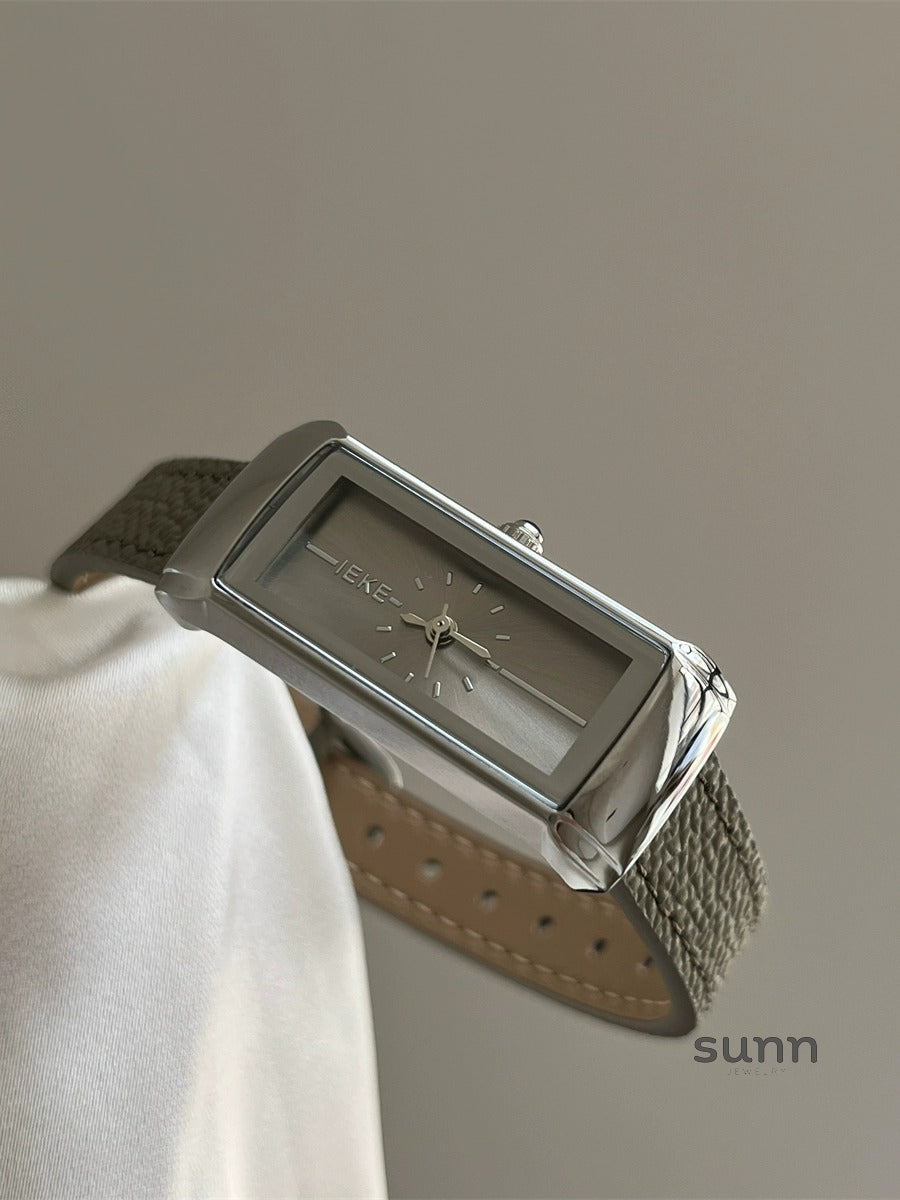 Meera Sleek Square Watch [9ZFSQA1C]