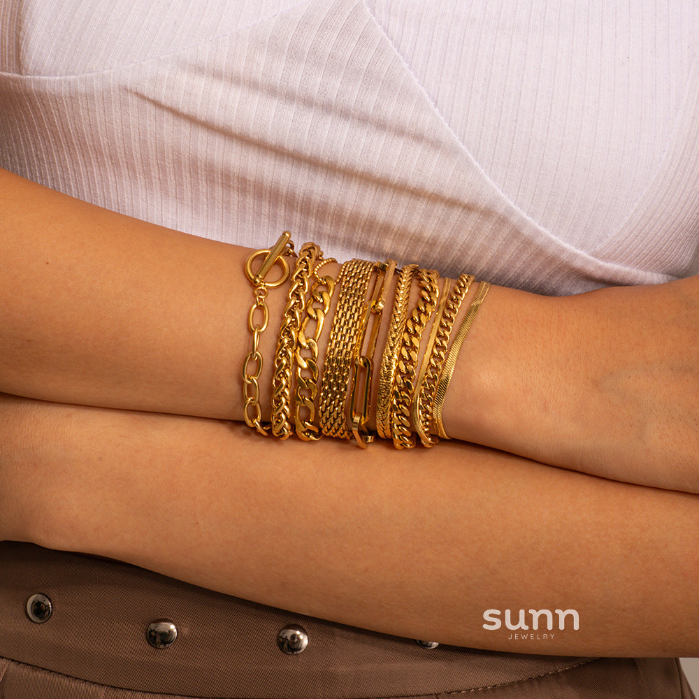 Megan Classic Cuban Bracelet [UK84YT9D]