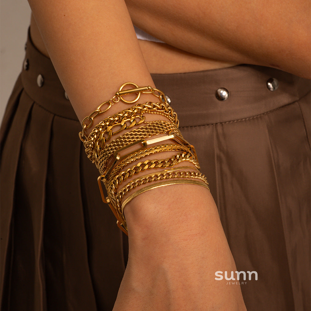 Megan Classic Cuban Bracelet [EMZRAFAW]