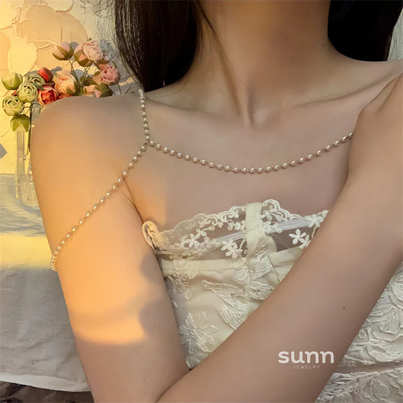 Meghan Pearl Shoulder Chain