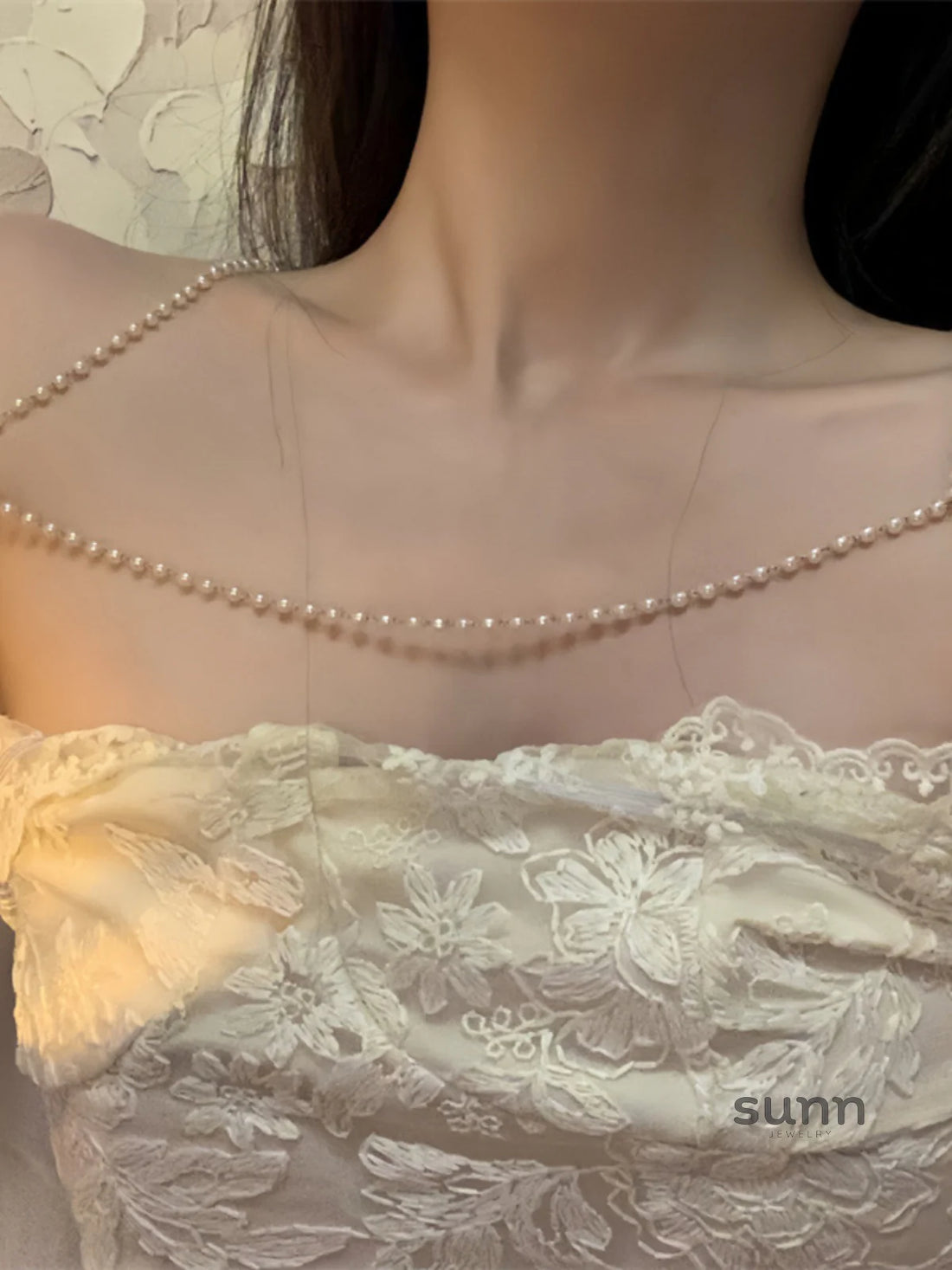 Meghan Pearl Shoulder Chain