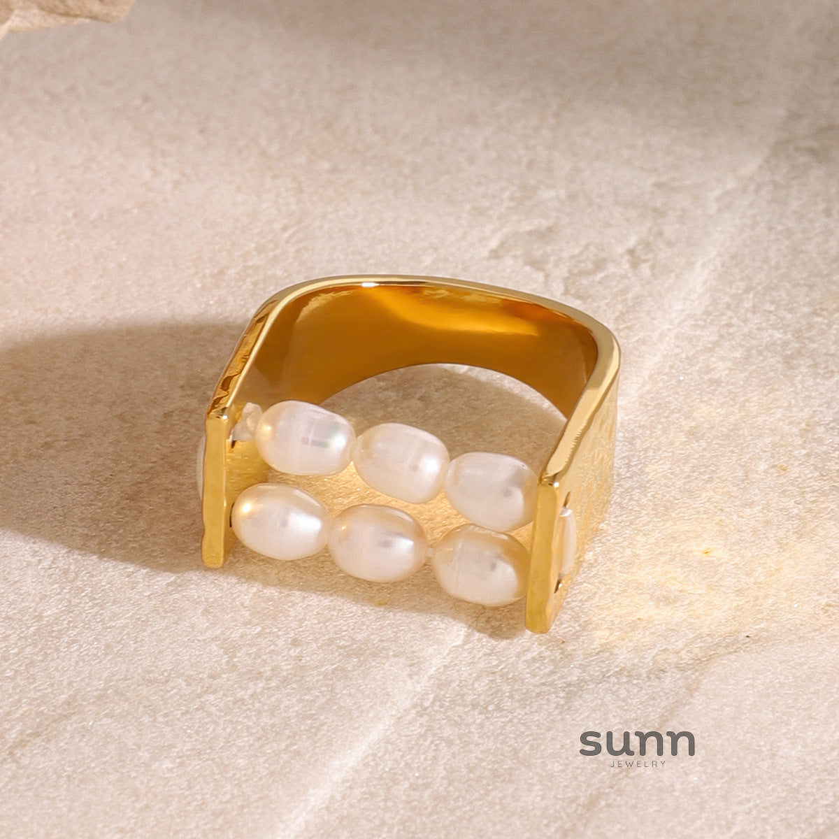 Meklit Pearl Accent Ring [0KSGOGER]