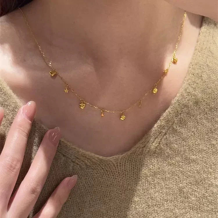 Melanie Celestial Heart Necklace