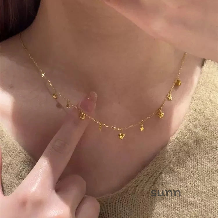 Melanie Celestial Heart Necklace