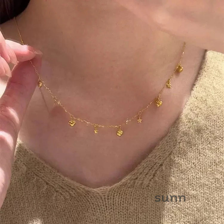 Melanie Celestial Heart Necklace