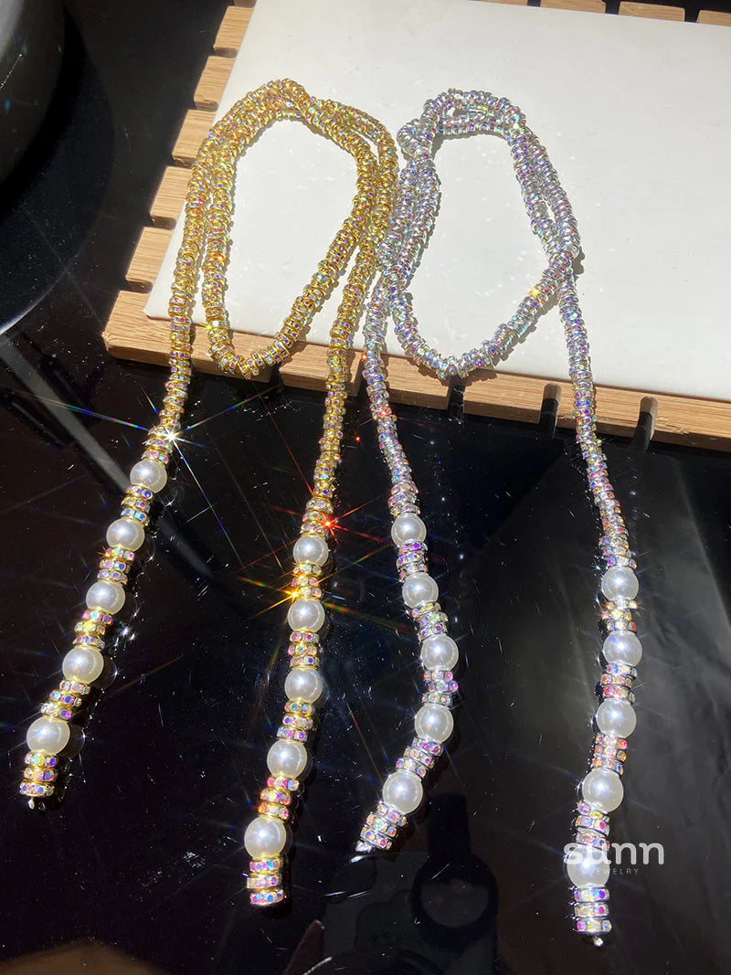 Melany Iridescent Pearl Necklace