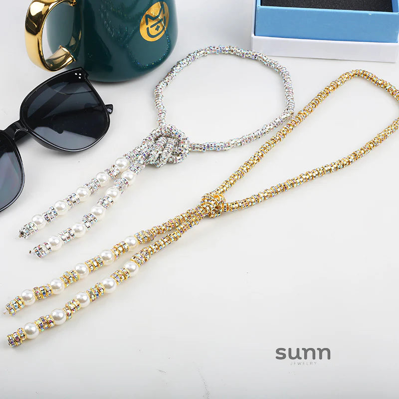Melany Iridescent Pearl Necklace