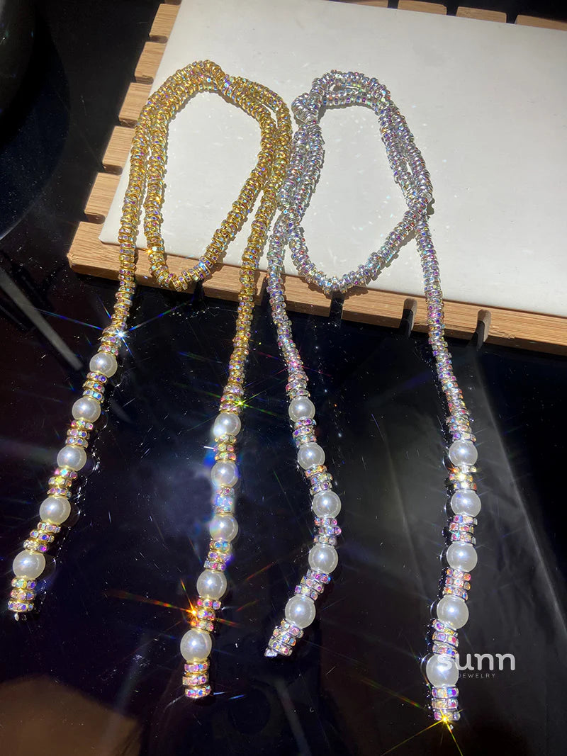 Melany Iridescent Pearl Necklace