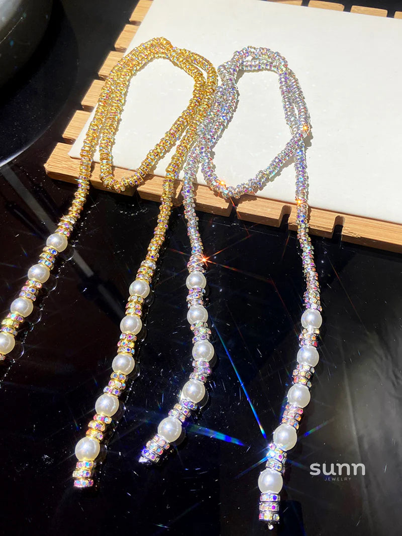 Melany Iridescent Pearl Necklace