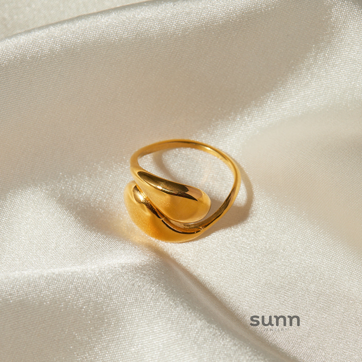 Meliah Polished Interlocked Ring