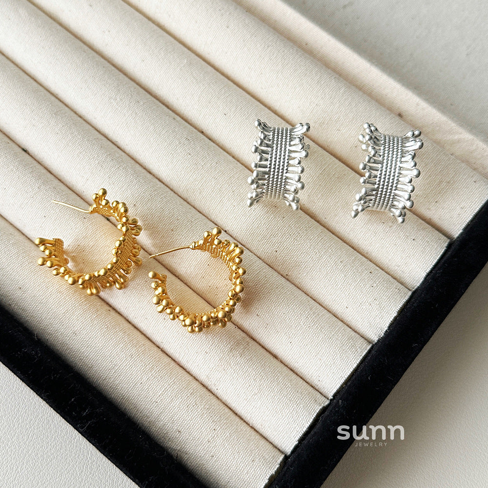Melissa Braided Metal Earrings [P7QY5WXU]