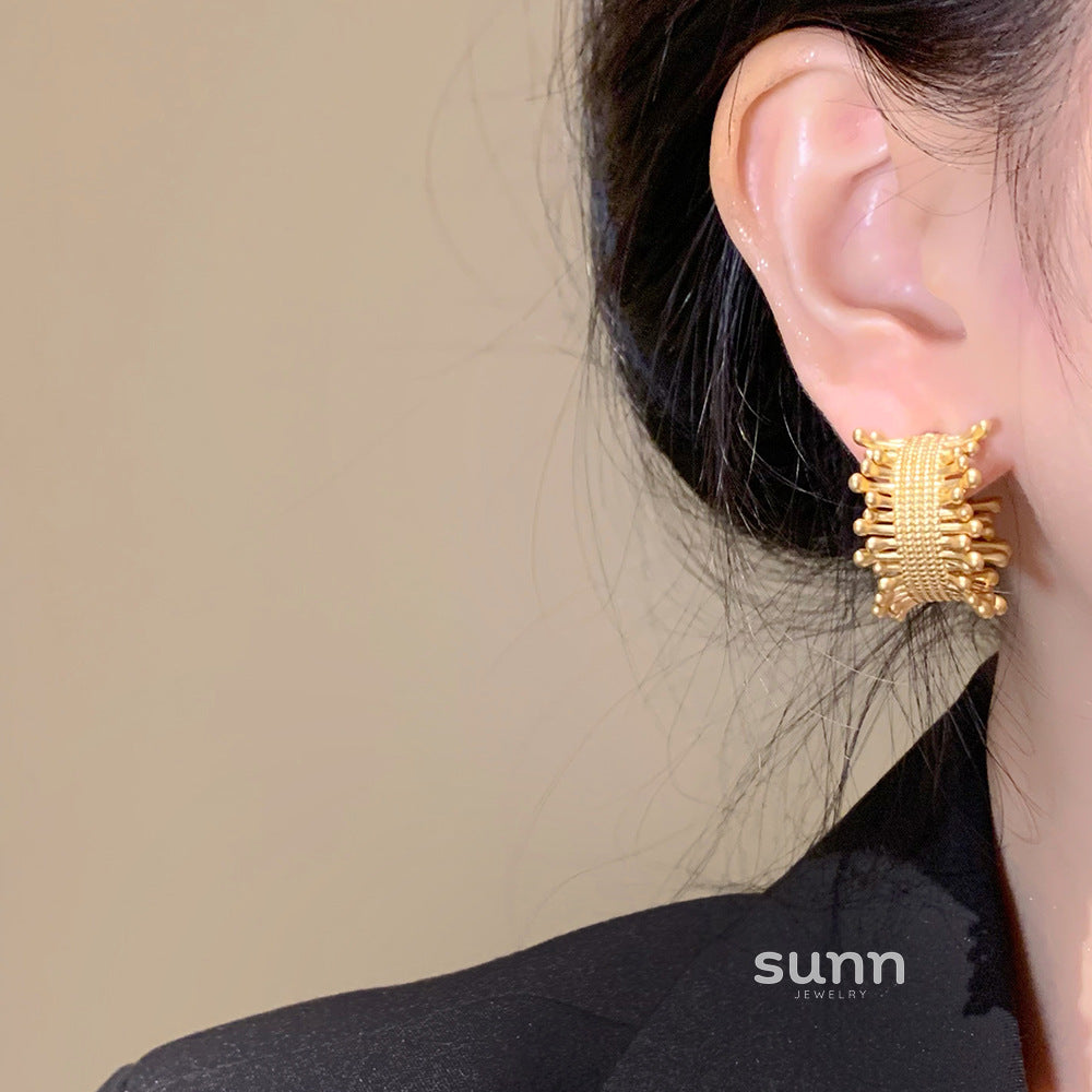 Melissa Braided Metal Earrings [2H9L8V4T]