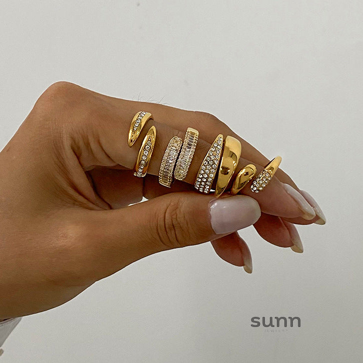 Melissa Geometric Open Ring [3VX8IGJO]