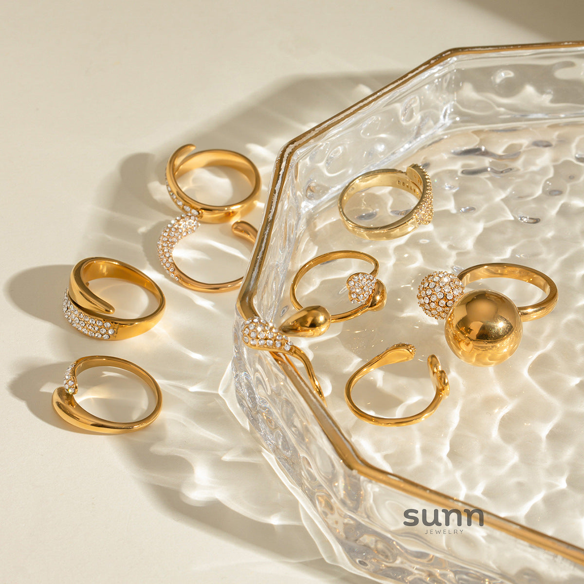 Melissa Geometric Open Ring [ER08LVDL]