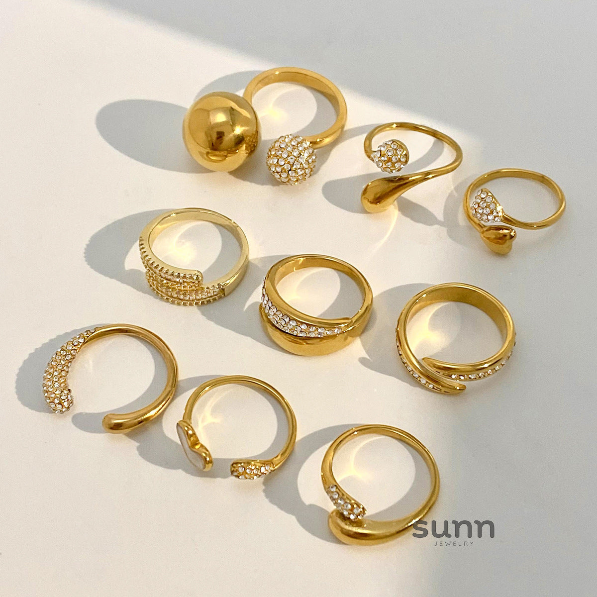 Melissa Geometric Open Ring [9AKHBBSS]