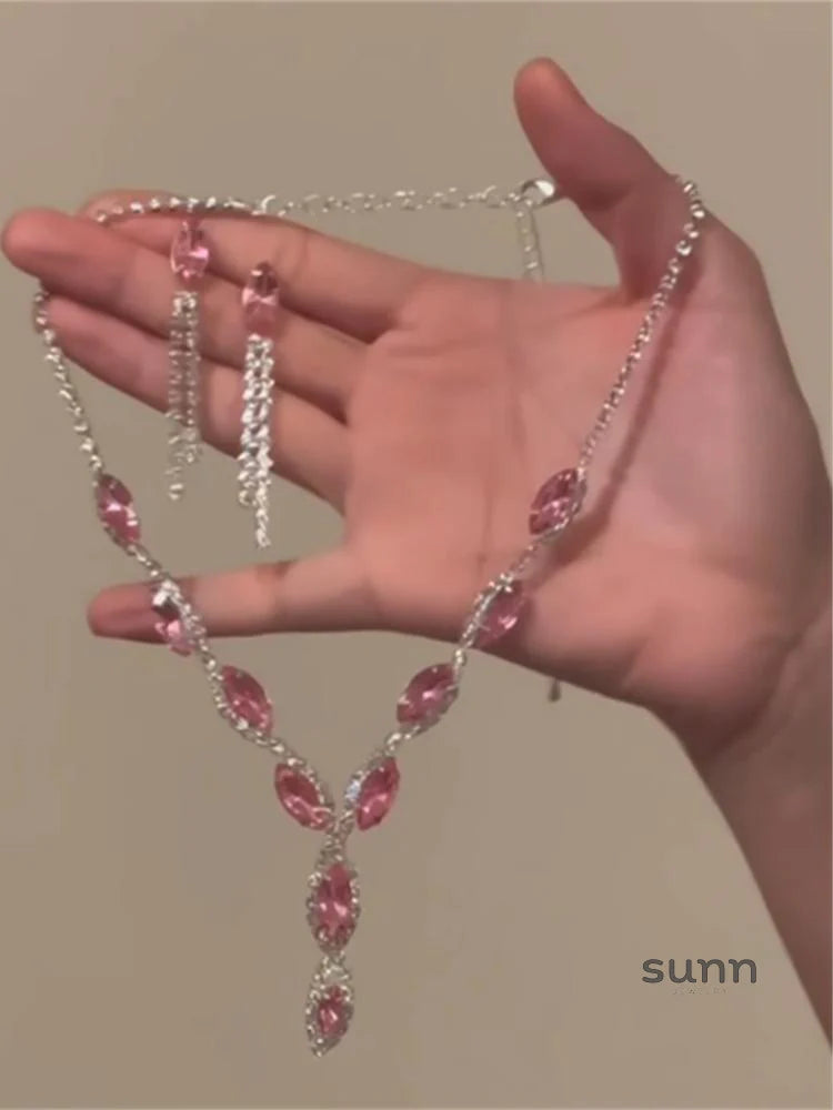 Melissa Pink Teardrop Set