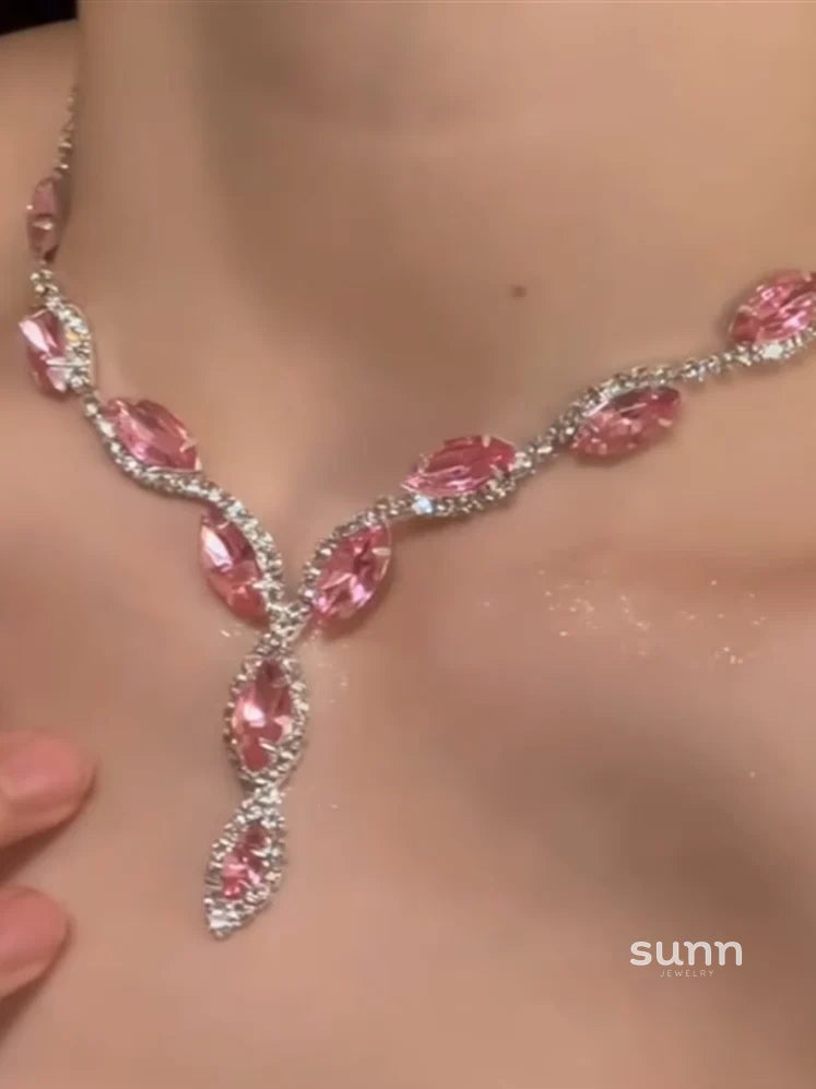 Melissa Pink Teardrop Set