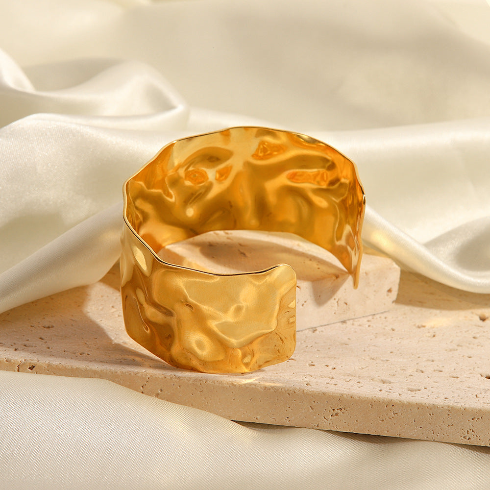 Melonie Irregular Gold Bangle [KUGWPX1X]