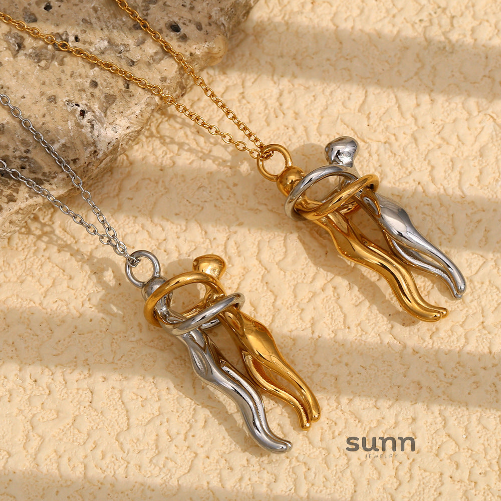 Mera Embrace Lovers Necklace [KTDK11RG]