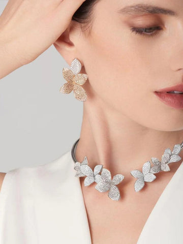 Mera Floral Crystal Choker