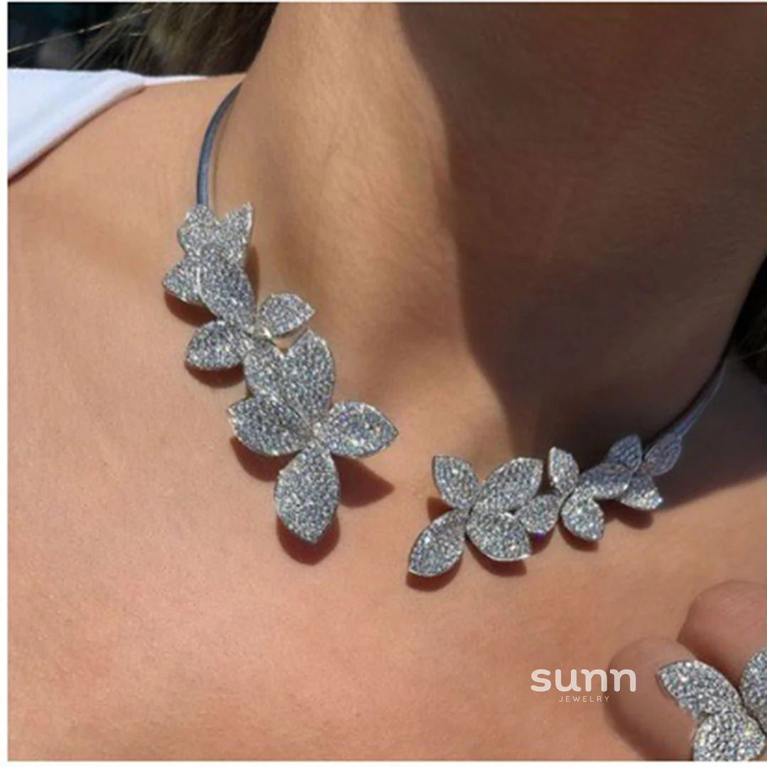 Mera Floral Crystal Choker