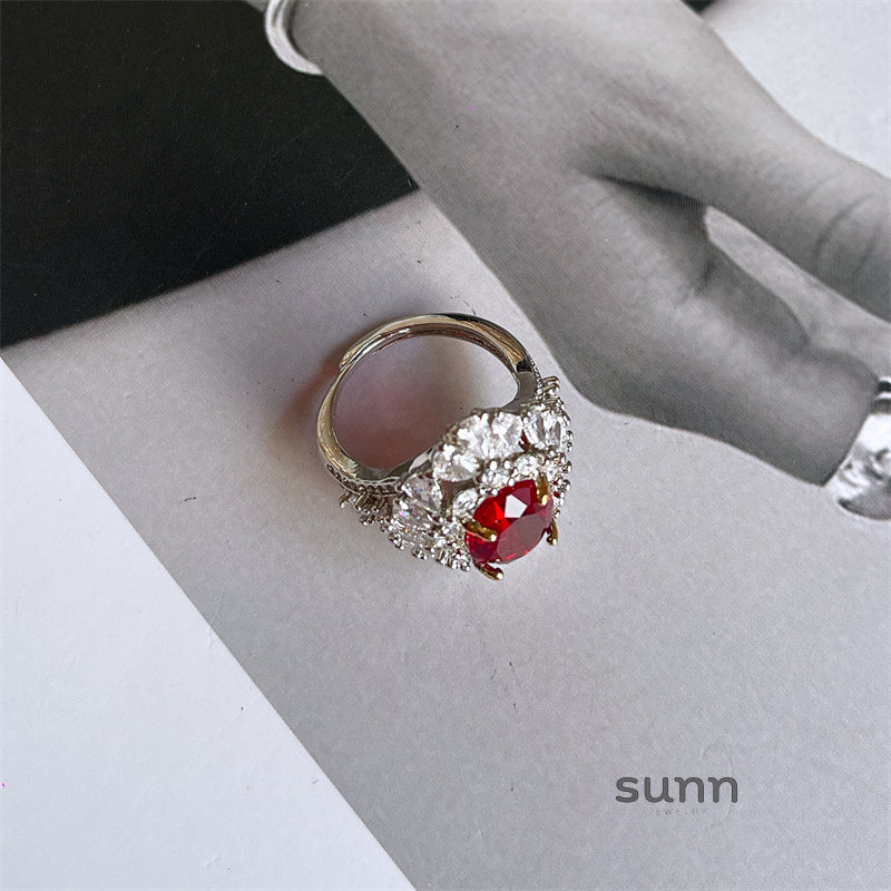 Mercedez Ruby Open Ring [MURTSULX]