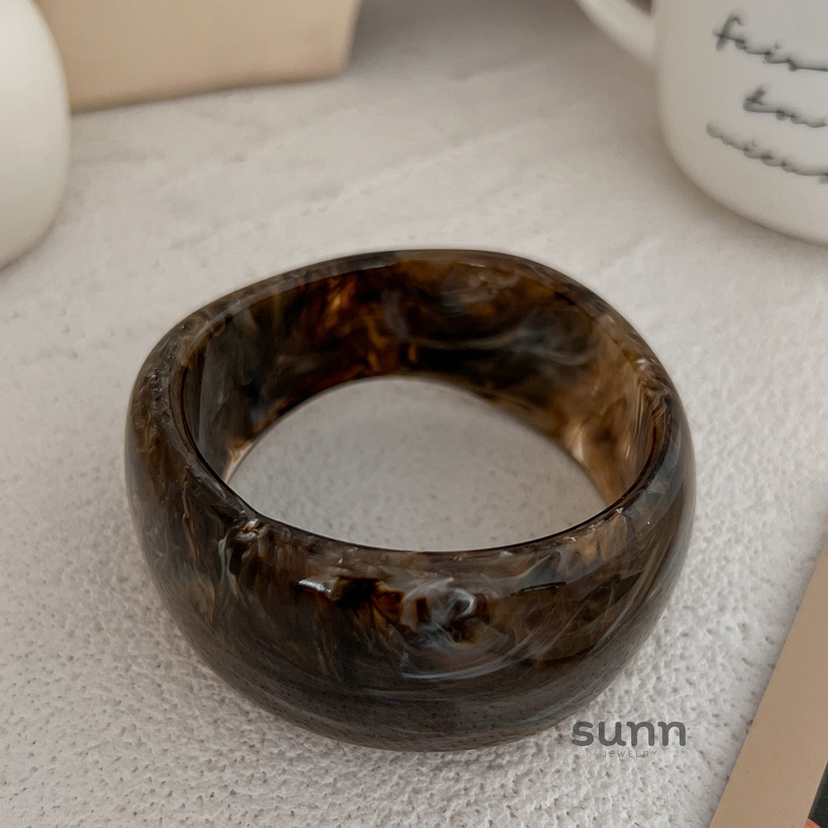 Merci Irregular Resin Bracelet Set [VICMZUTM]
