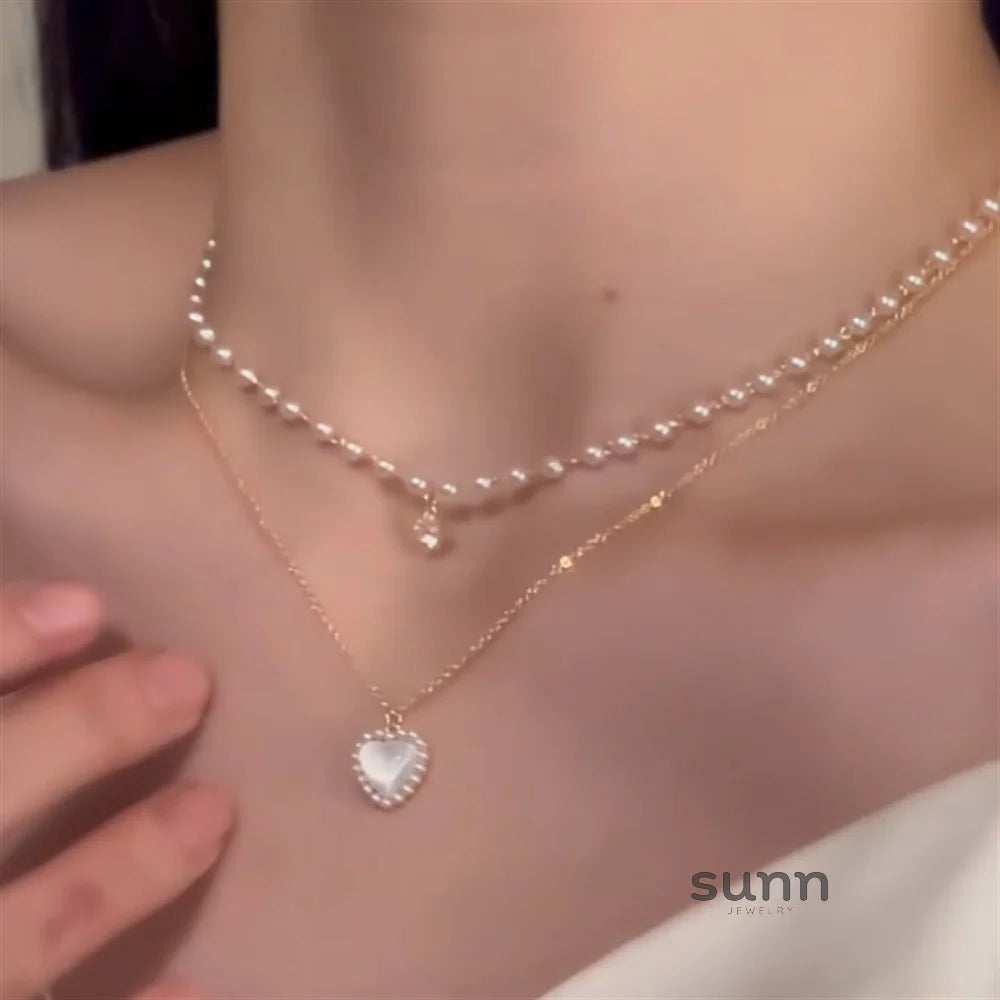 Merci Layered Pearl Choker