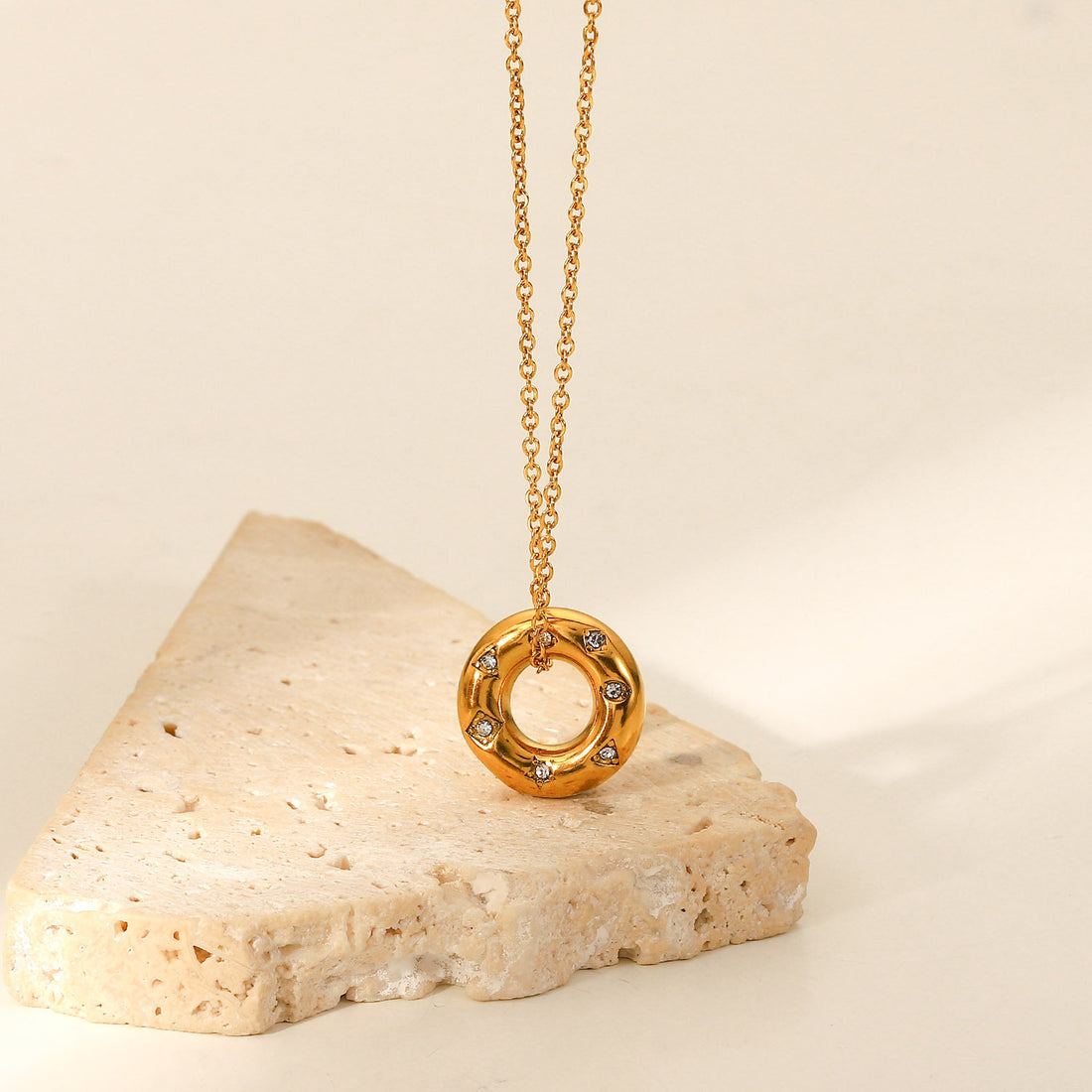 Mercy Layered Cutout Ring Necklace [O9XWSTVS]