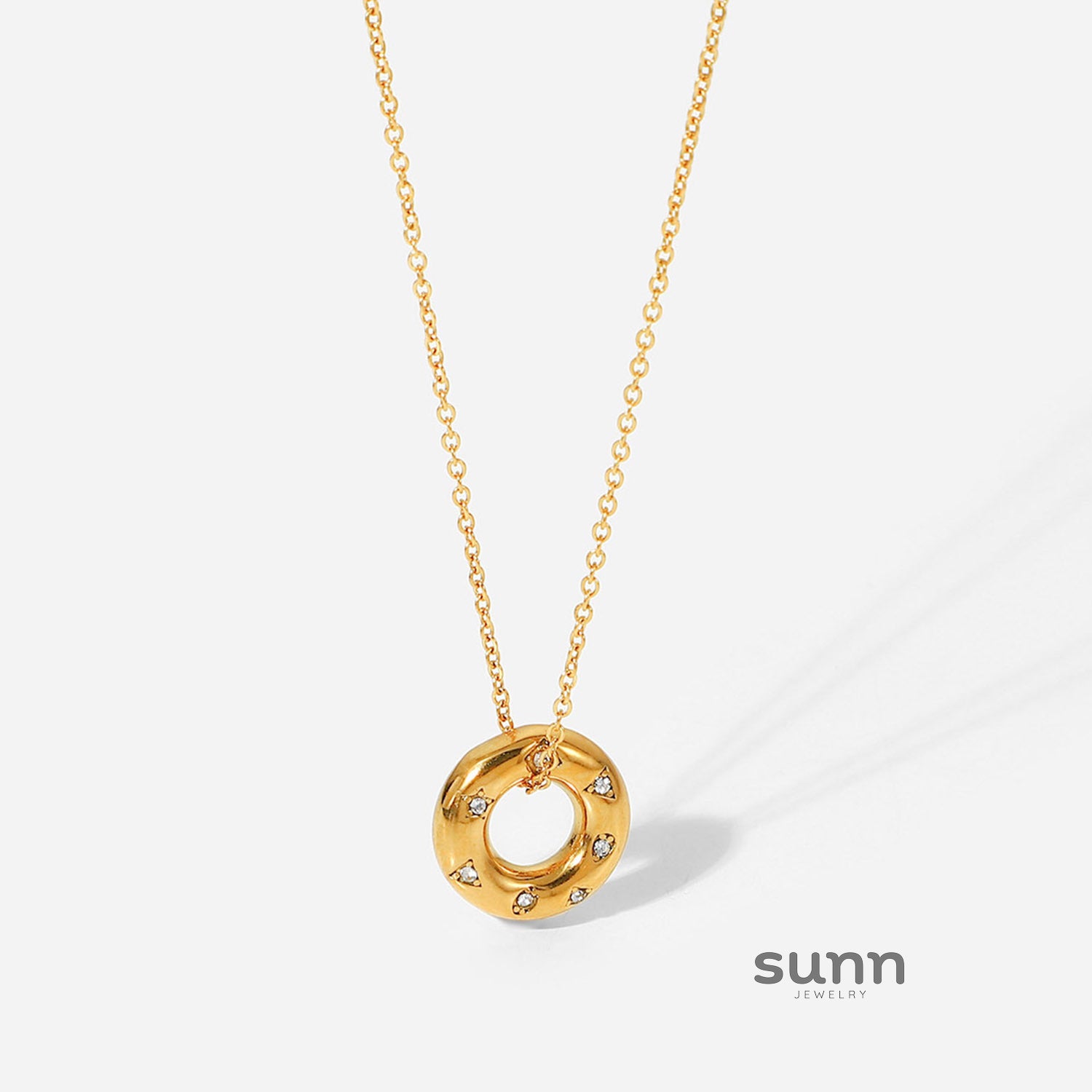 Mercy Layered Cutout Ring Necklace [5YEJ6G52]