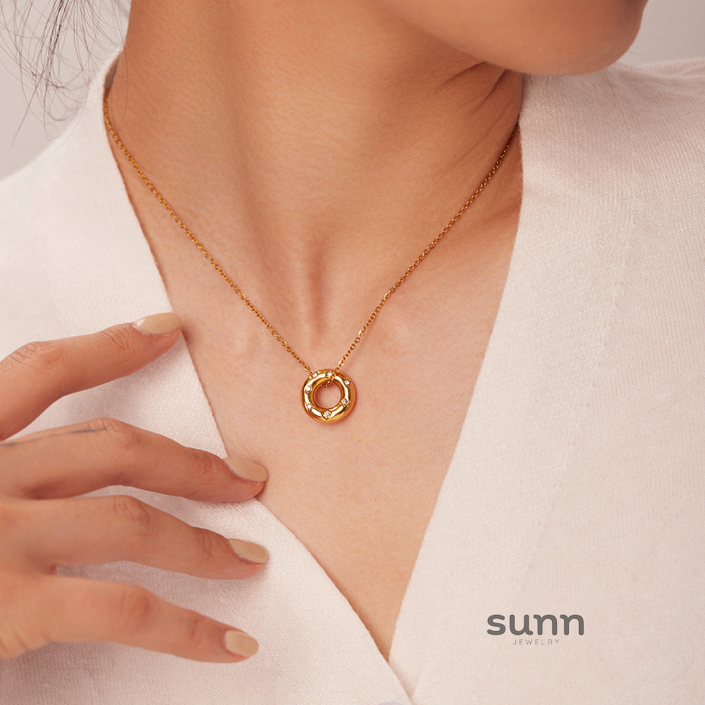 Mercy Layered Cutout Ring Necklace [O9XWSTVS]