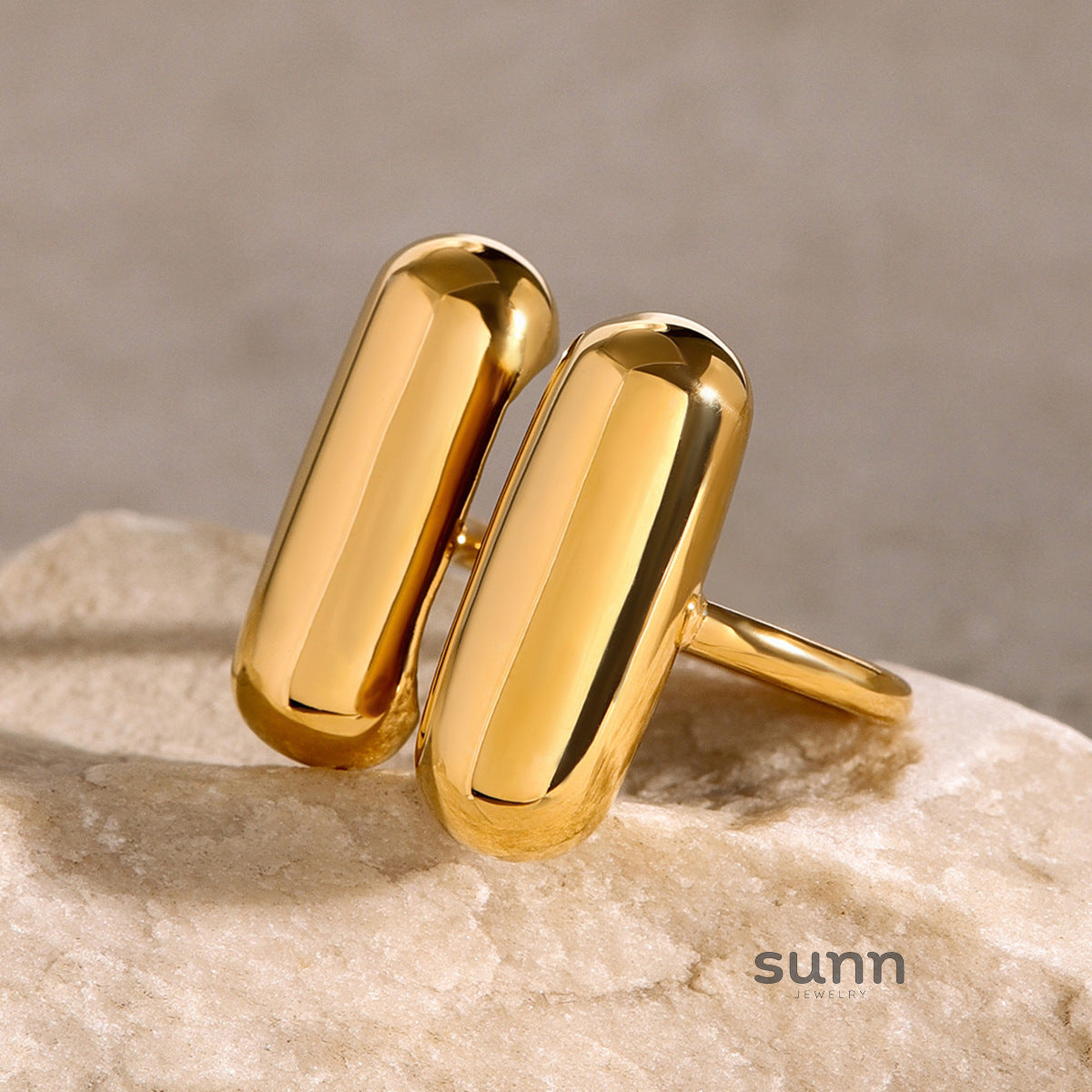 Merritt Sculptural Open Ring [FL638J17]