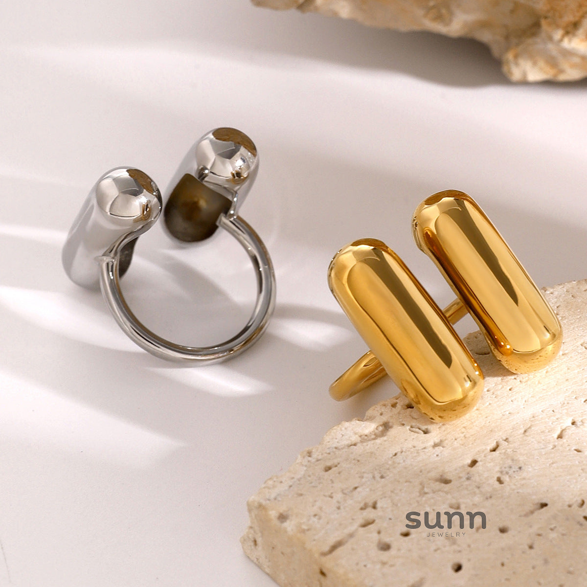 Merritt Sculptural Open Ring [KQV8IS08]