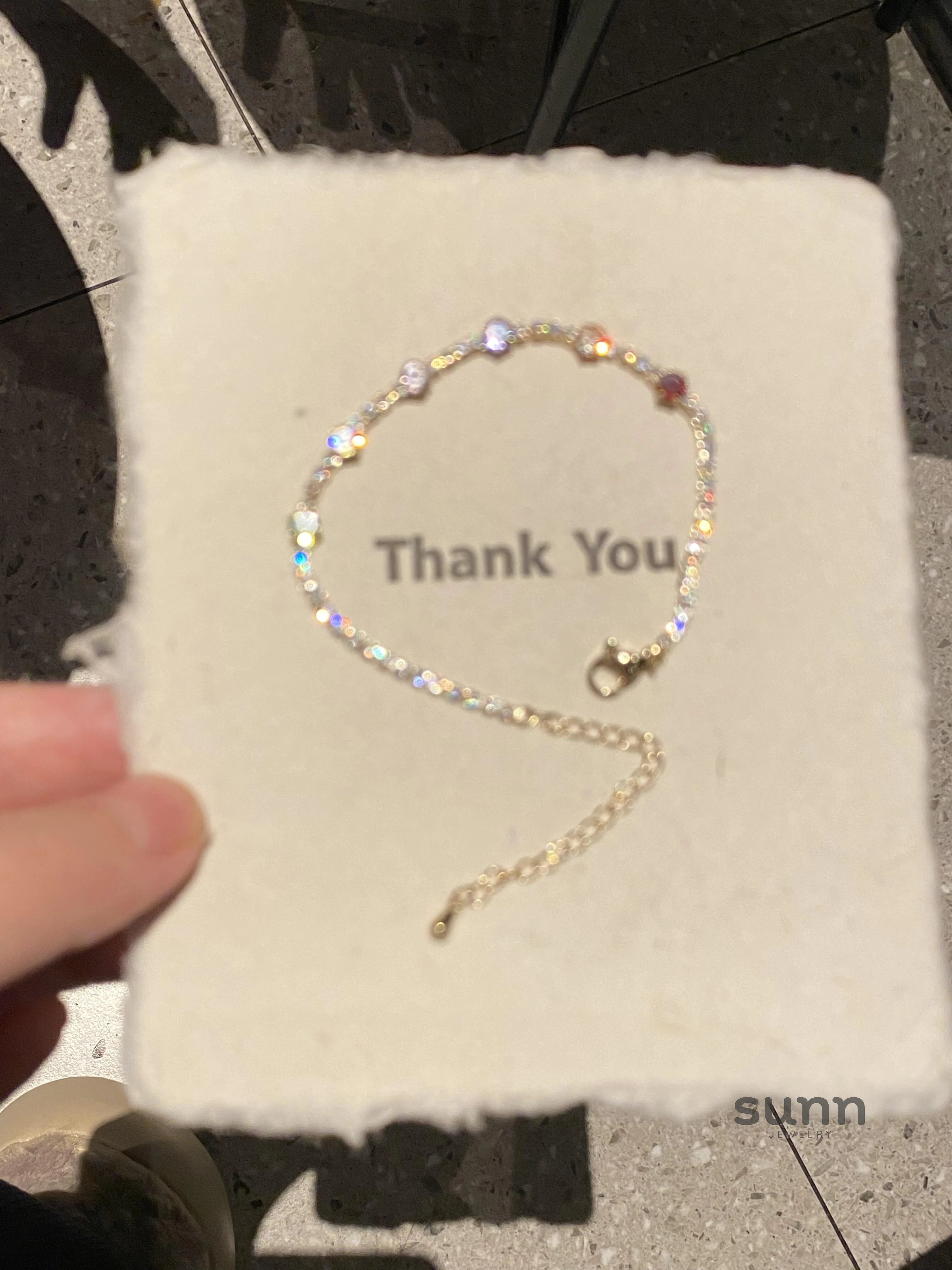 Meryem Rainbow Zircon Bracelet