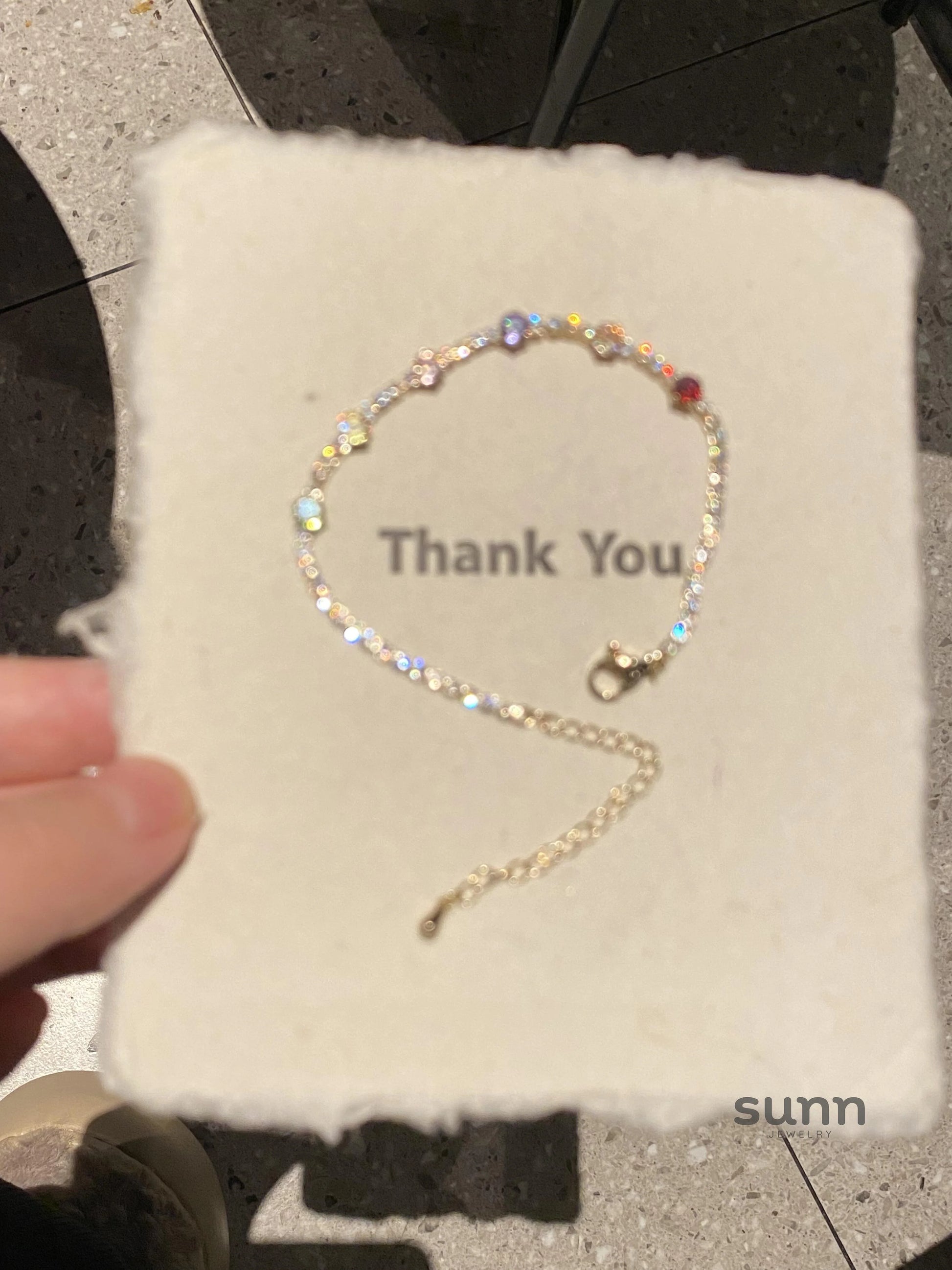 Meryem Rainbow Zircon Bracelet