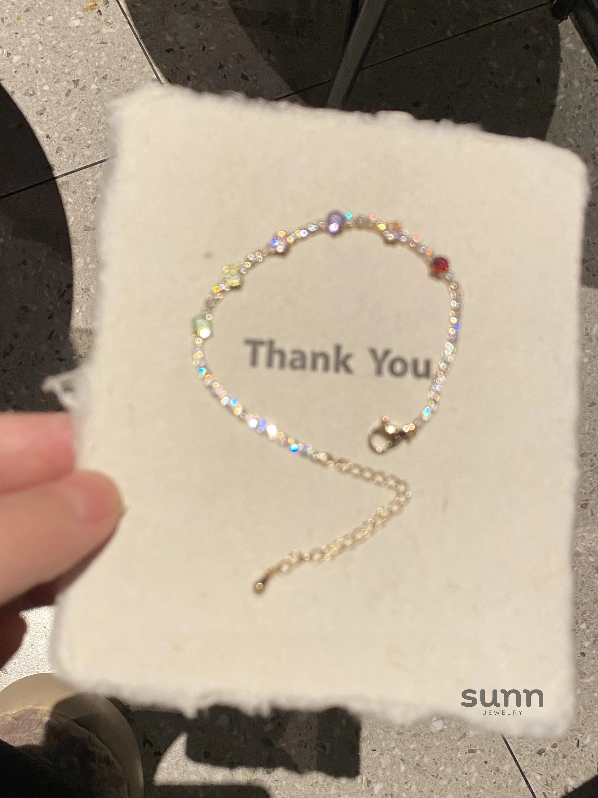Meryem Rainbow Zircon Bracelet